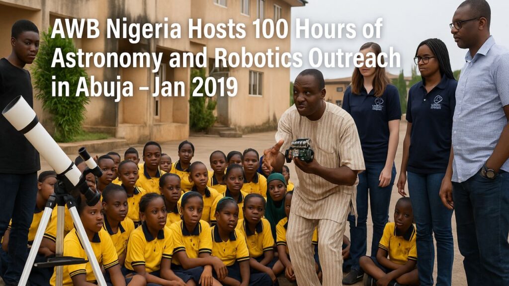 AWB Nigeria Hosts 100 Hours of Astronomy and Robotics Outreach in Abuja – Jan 2019