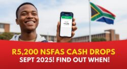 NSFAS September 2025 – R5,200 Allowance Payment Timetable Published for Universities