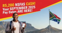 September 2025 NSFAS R5,200 Allowance Schedule Published Today