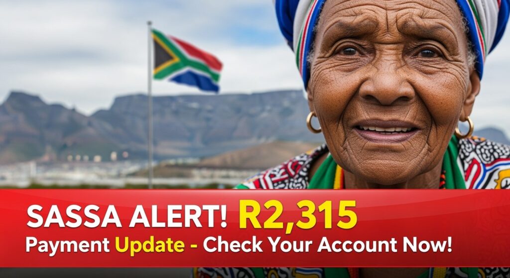 URGENT Notice – Seniors Advised to Check R2,315 September SASSA Payments