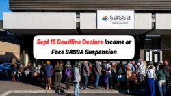 Urgent Alert: SASSA Grant Suspensions Commencing September 15 for Incomes Exceeding R8,070