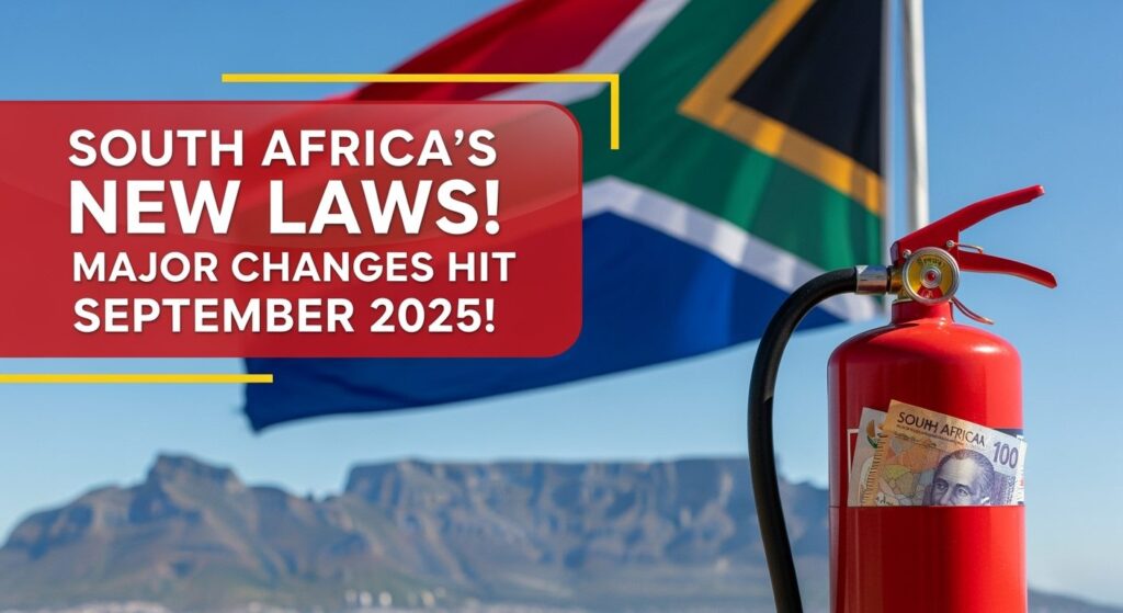 URGENT Notice – New Safety Laws Take Effect in South Africa September 2025