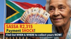 R2,315 SASSA Pension September 2025 – When and Where Will You Receive Your Payment This Month?